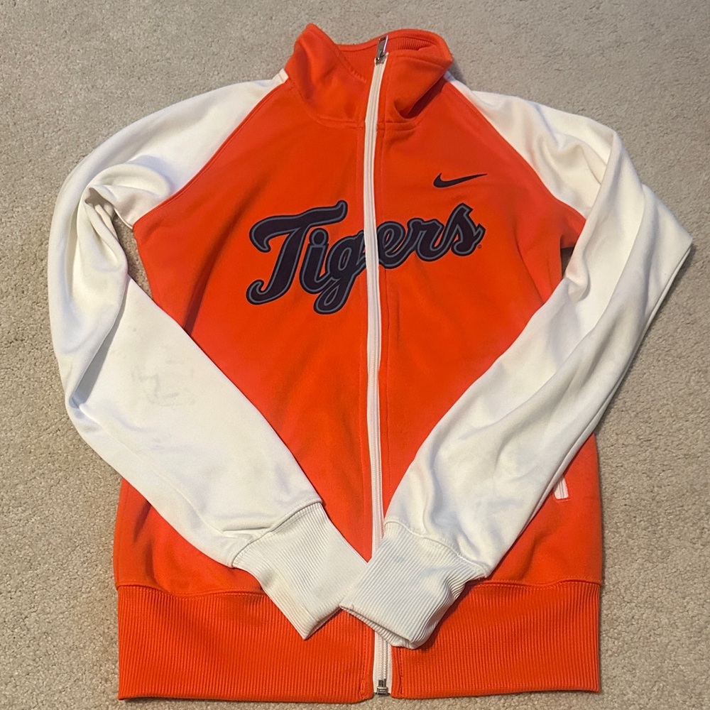 Detroit Tigers track jacket - Nike Orange and White
